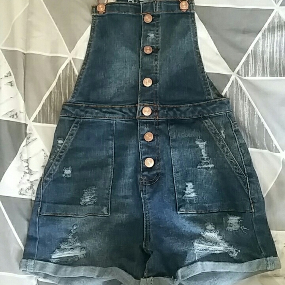 Overall Shorts - Picture 2 of 3